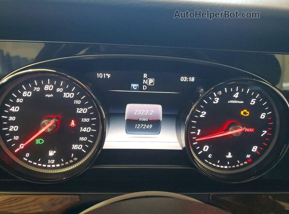 WDDZF4KB5HA023295 2017 MERCEDES-BENZ E Black ხელსაწყოთა პანელის ხედი