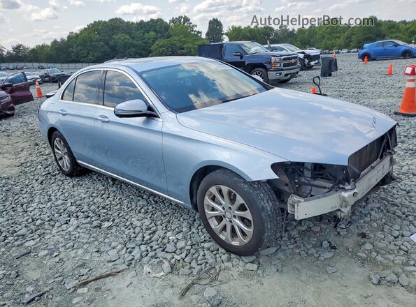 WDDZF4KB5HA220273 2017 MERCEDES-BENZ E Blue Front right