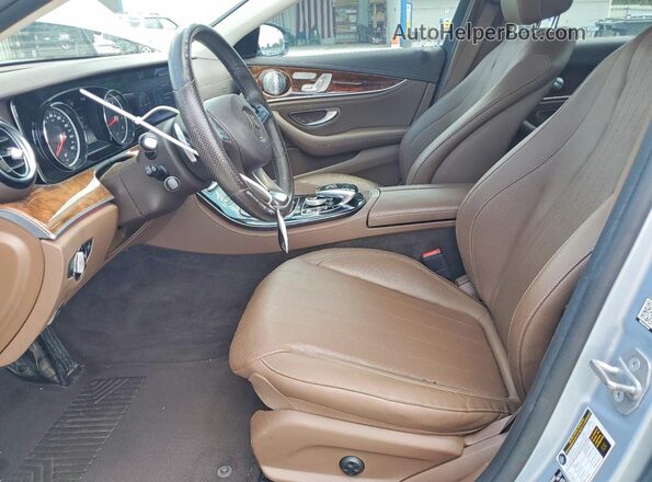 WDDZF4KB5HA220273 2017 MERCEDES-BENZ E Blue Front interior view