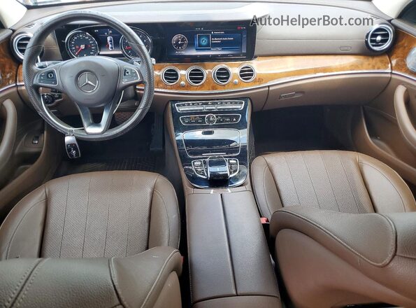 WDDZF4KB5HA220273 2017 MERCEDES-BENZ E Blue Dashboard view