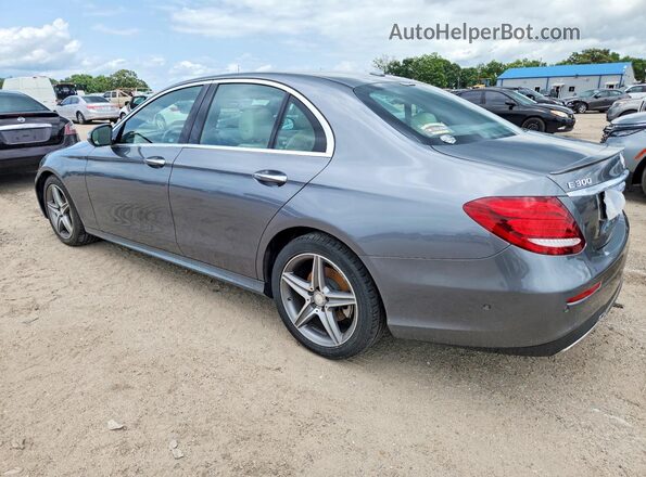 WDDZF4KB6HA106072 2017 MERCEDES-BENZ E Gray Trasero izquierdo