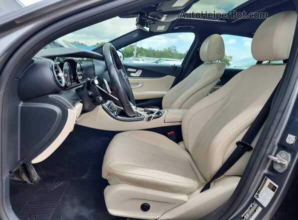 WDDZF4KB6HA106072 2017 MERCEDES-BENZ E Gray Vista interior delantera