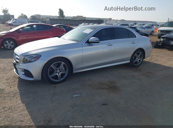 WDDZF4KB6HA170810 2017 MERCEDES-BENZ E-CLASS Silver Przód lewy