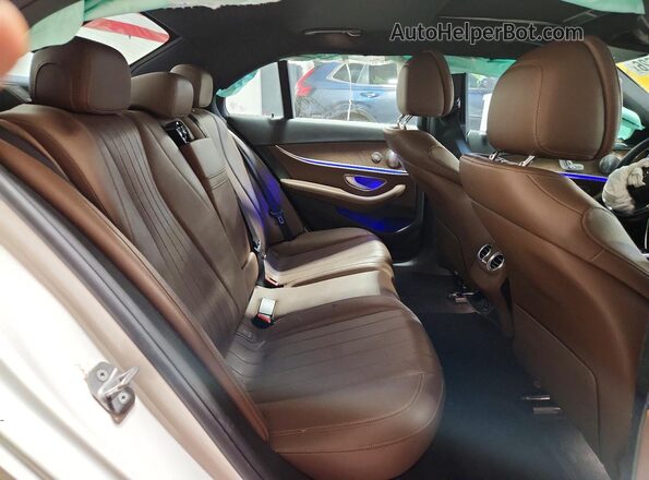 WDDZF4KB6HA202140 2017 MERCEDES-BENZ E White Rear seats view