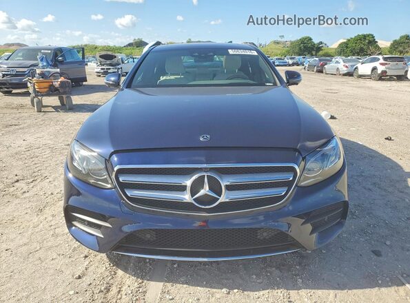 WDDZF4KB6KA616333 2019 MERCEDES-BENZ E Blue Vista frontal
