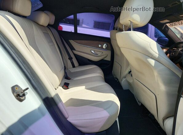 WDDZF4KB7HA036193 2017 MERCEDES-BENZ E White Vista de los asientos traseros
