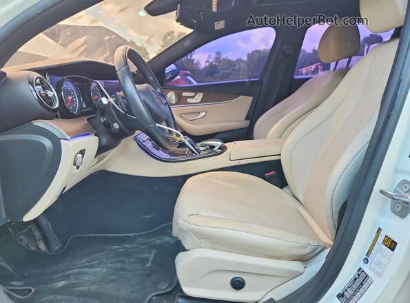 WDDZF4KB7HA036193 2017 MERCEDES-BENZ E White Vista interior delantera