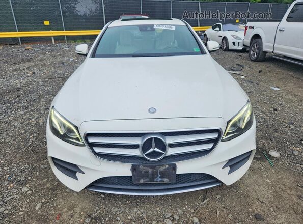 WDDZF4KB7HA050157 2017 MERCEDES-BENZ E White Вид спереду