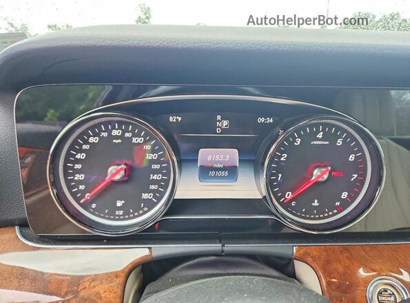 WDDZF4KB7HA050157 2017 MERCEDES-BENZ E White Вид щитка приладів