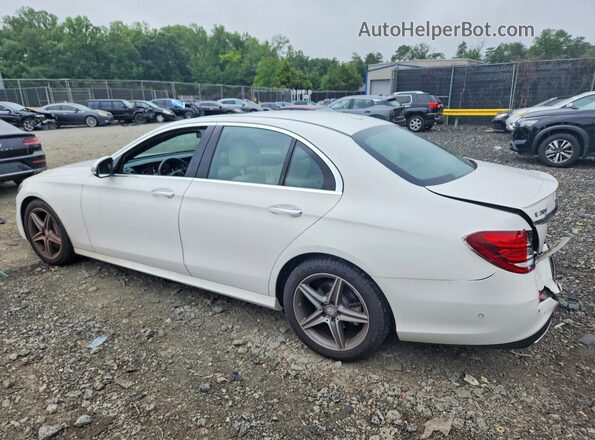 WDDZF4KB7HA050157 2017 MERCEDES-BENZ E White Задня ліва чверть
