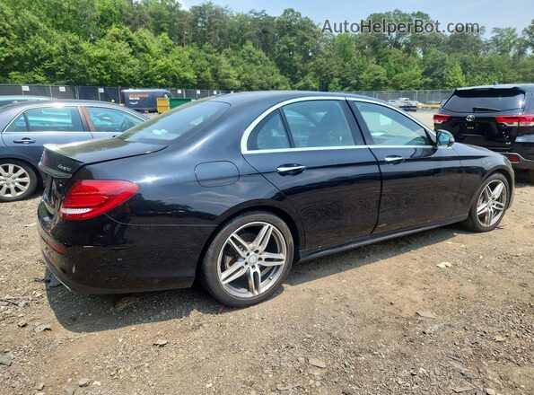 WDDZF4KB7HA078010 2017 MERCEDES-BENZ E Black Задня права чверть
