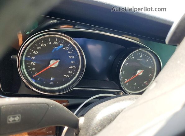 WDDZF4KB7HA181136 2017 MERCEDES-BENZ E Blue ხელსაწყოთა პანელის ხედი