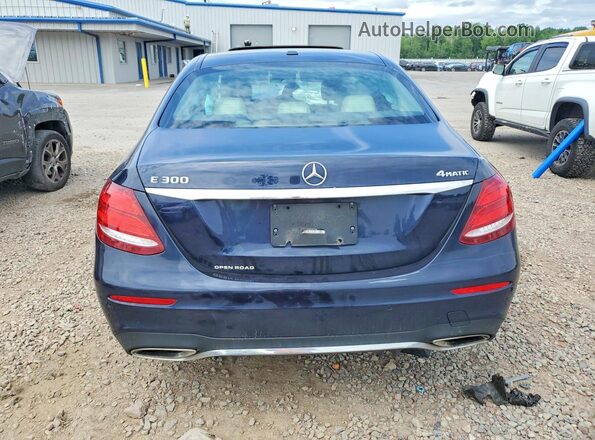 WDDZF4KB7HA181136 2017 MERCEDES-BENZ E Blue უკანა ხედი