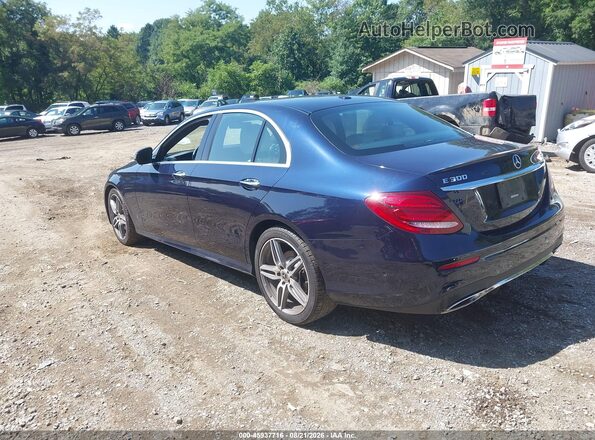 WDDZF4KB7HA285156 2017 MERCEDES-BENZ E-CLASS Blue Tył lewy