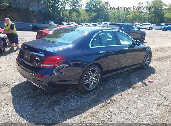 WDDZF4KB7HA285156 2017 MERCEDES-BENZ E-CLASS Blue Tył prawy