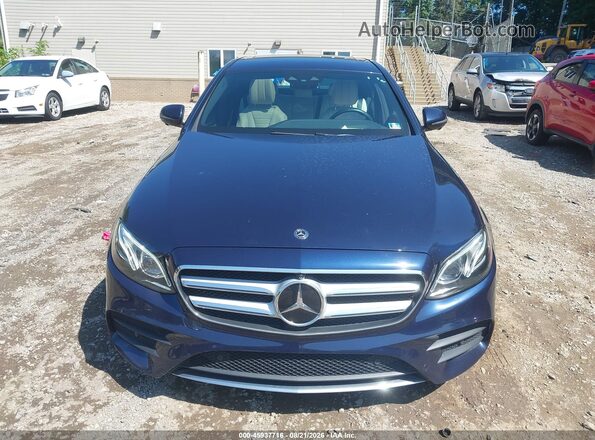 WDDZF4KB7HA285156 2017 MERCEDES-BENZ E-CLASS Blue Widok zestawu wskaźników