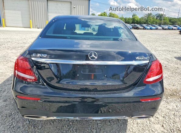 WDDZF4KB7JA376997 2018 MERCEDES-BENZ E Black Вид ззаду