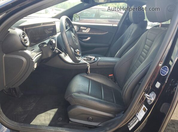 WDDZF4KB7JA376997 2018 MERCEDES-BENZ E Black Вид салону спереду