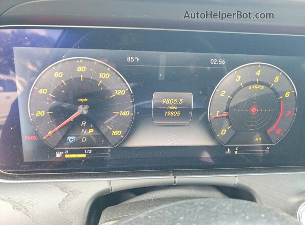 WDDZF4KB7JA376997 2018 MERCEDES-BENZ E Black Вид щитка приладів