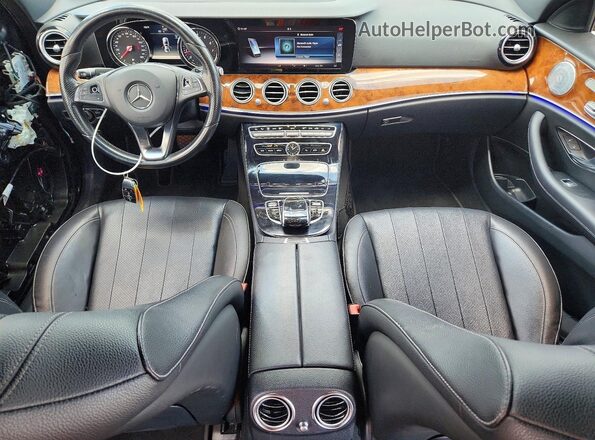 WDDZF4KB7JA390947 2018 MERCEDES-BENZ E Charcoal Dashboard view