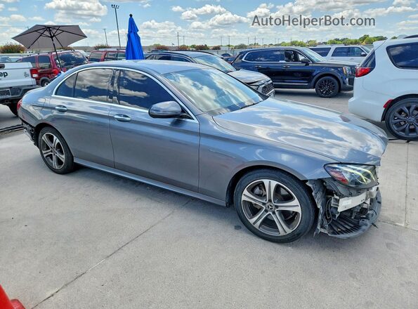 WDDZF4KB7JA390947 2018 MERCEDES-BENZ E Charcoal Front right