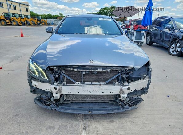 WDDZF4KB7JA390947 2018 MERCEDES-BENZ E Charcoal Front view