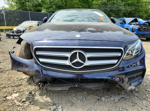 WDDZF4KB8HA029091 2017 MERCEDES-BENZ E Blue Вид спереду