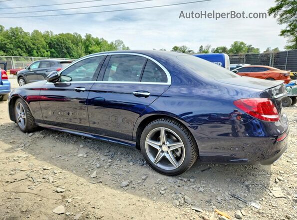 WDDZF4KB8HA029091 2017 MERCEDES-BENZ E Blue Задня ліва чверть