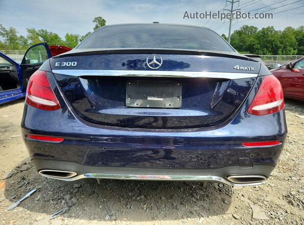 WDDZF4KB8HA029091 2017 MERCEDES-BENZ E Blue Вид ззаду