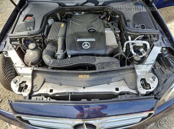 WDDZF4KB8HA029091 2017 MERCEDES-BENZ E Blue Вид задньої частини салону