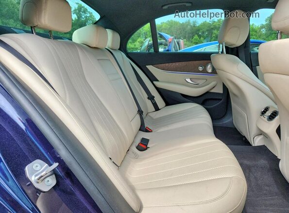 WDDZF4KB8HA029091 2017 MERCEDES-BENZ E Blue Вид задніх сидінь