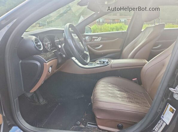WDDZF4KB8HA051401 2017 MERCEDES-BENZ E Black Widok wnętrza z przodu
