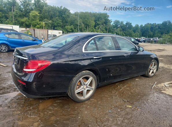 WDDZF4KB8HA051401 2017 MERCEDES-BENZ E Black Tył prawy