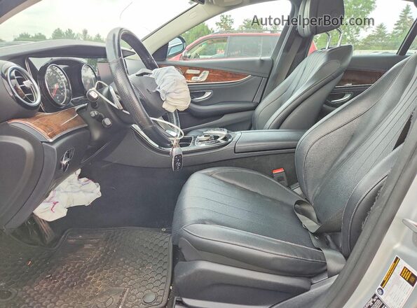 WDDZF4KB8HA064763 2017 MERCEDES-BENZ E Silver წინა სალონის ხედი