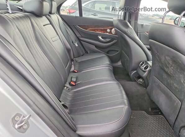WDDZF4KB8HA064763 2017 MERCEDES-BENZ E Silver უკანა სავარძლების ხედი