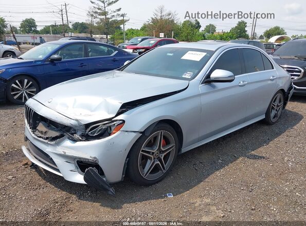 WDDZF4KB8HA077755 2017 MERCEDES-BENZ E-CLASS Silver Front left