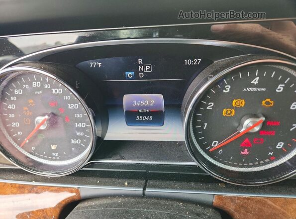 WDDZF4KB8HA150364 2017 MERCEDES-BENZ E White Vista del cuadro de instrumentos