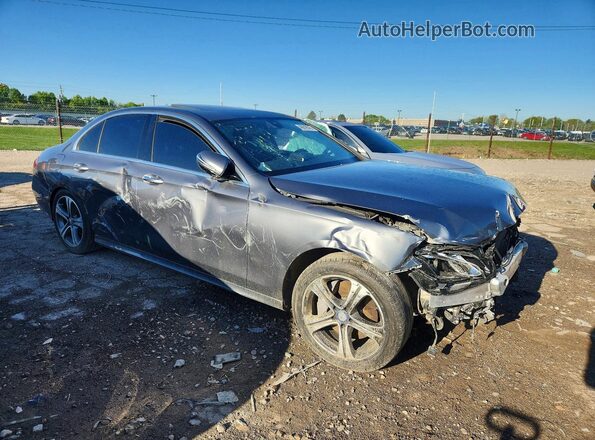 WDDZF4KB8HA185938 2017 MERCEDES-BENZ E Серый Передняя правая четверть