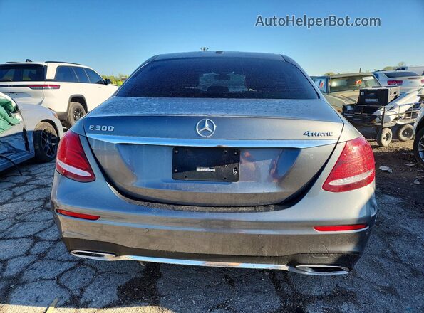 WDDZF4KB8HA185938 2017 MERCEDES-BENZ E Серый Вид сзади