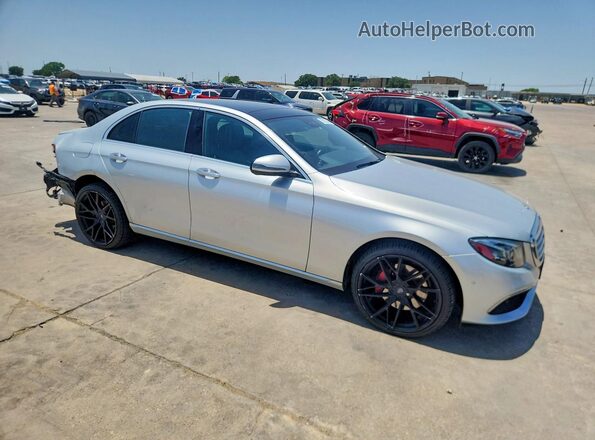 WDDZF4KB8HA199404 2017 MERCEDES-BENZ E Серебряный Передняя правая четверть