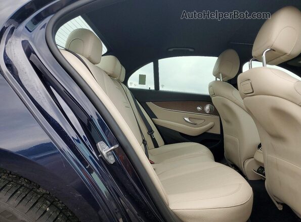 WDDZF4KB8JA458768 2018 MERCEDES-BENZ E Blue Հետևի նստատեղերի տեսք