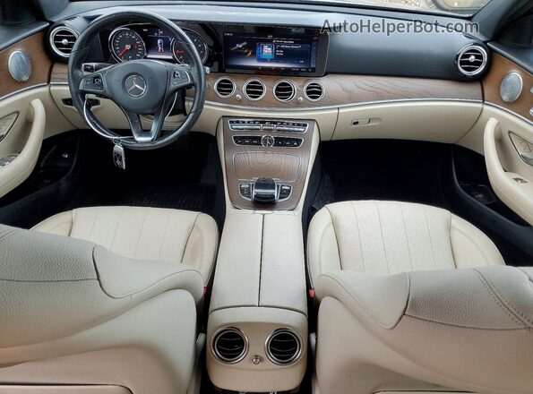 WDDZF4KB8JA458768 2018 MERCEDES-BENZ E Blue Առջևի վահանակի տեսք