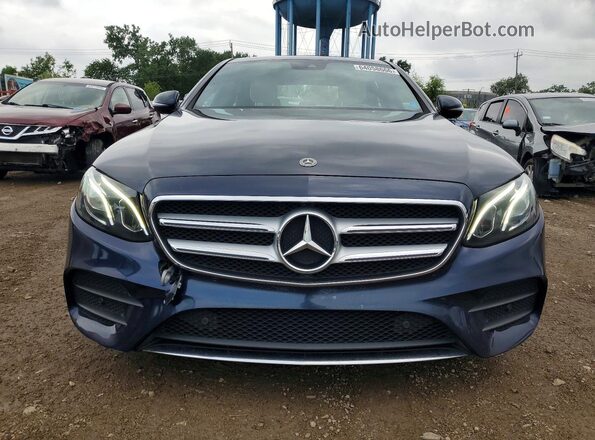 WDDZF4KB8JA458768 2018 MERCEDES-BENZ E Blue Դիմացի տեսք