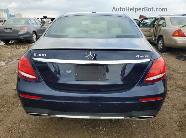 WDDZF4KB8JA458768 2018 MERCEDES-BENZ E Blue Հետևի տեսք