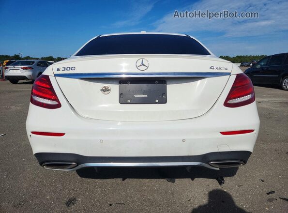 WDDZF4KB9HA052248 2017 MERCEDES-BENZ E White უკანა ხედი