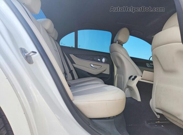 WDDZF4KB9HA052248 2017 MERCEDES-BENZ E White უკანა სავარძლების ხედი