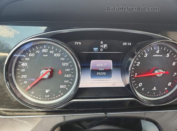 WDDZF4KB9HA052248 2017 MERCEDES-BENZ E White Սարքավորումների վահանակի տեսք