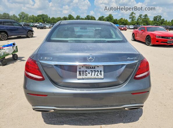 WDDZF4KB9HA073763 2017 MERCEDES-BENZ E Gray Вид ззаду