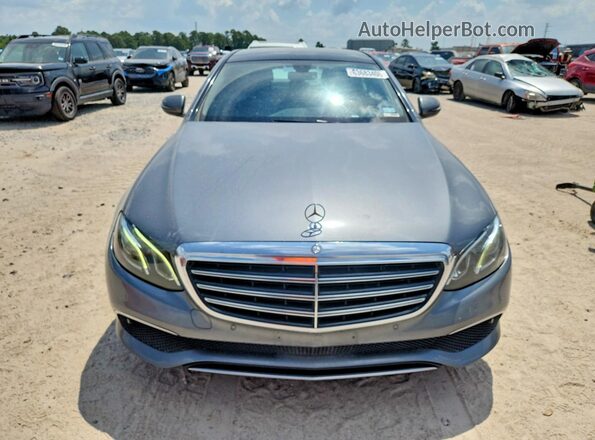 WDDZF4KB9HA073763 2017 MERCEDES-BENZ E Gray Вид спереду