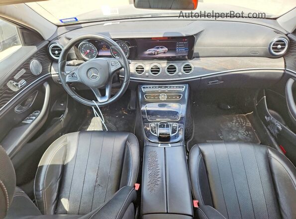 WDDZF4KB9HA073763 2017 MERCEDES-BENZ E Gray Вид панелі приладів